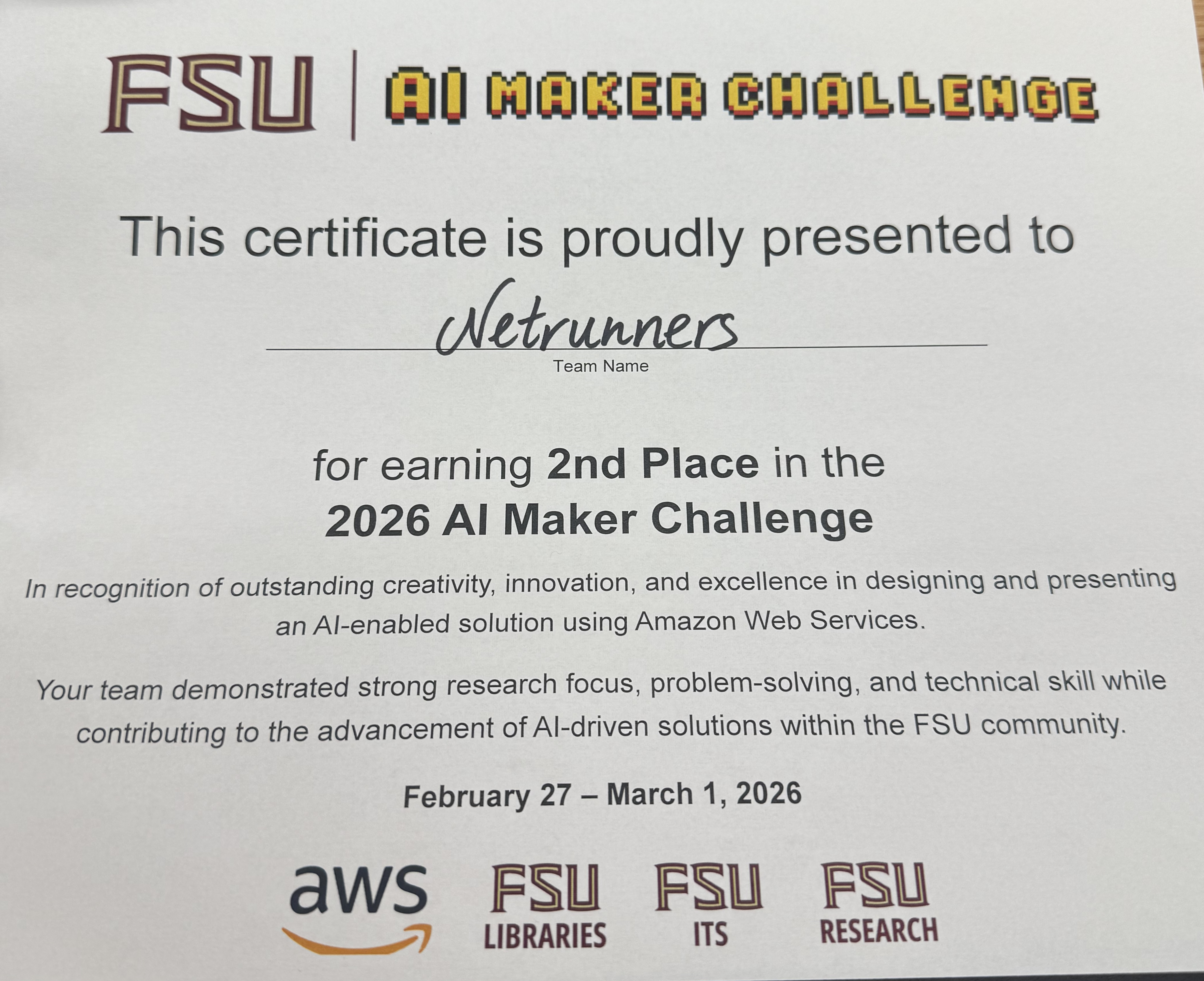 AI Maker Certificate